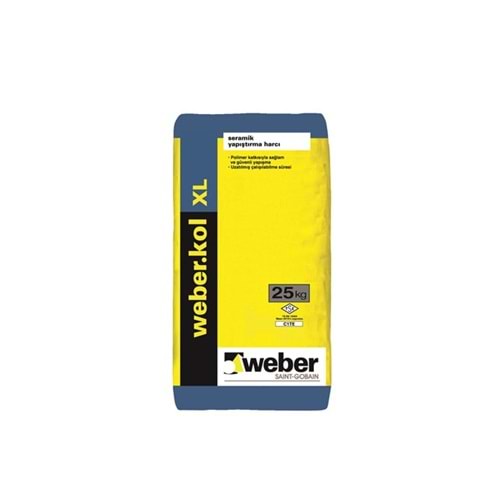 WEBER KOL XL 25 KG GRİ